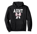 Coquette Baseball Bow Mom Sister Hoodie - Fun Novelty Design for Adults - T-Shirt, Sweatshirt, Hoodie