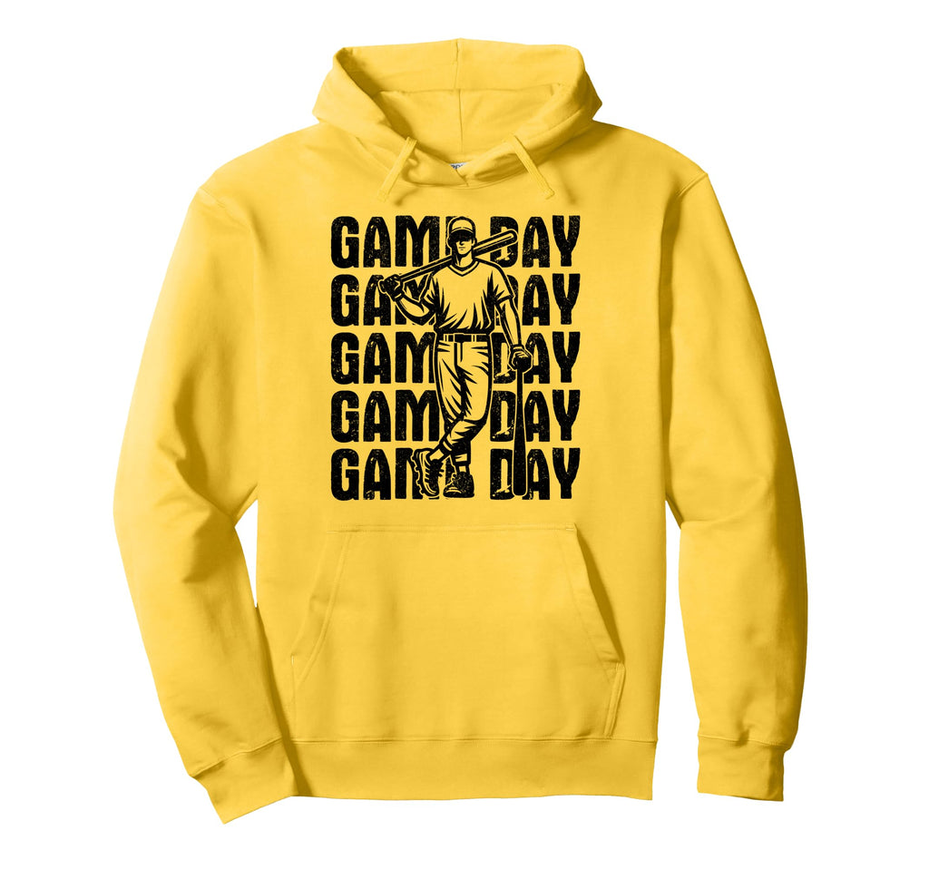 Game Day Baseball Baseball Mom Hoodie - Custom Art Print for Adults - T-Shirt, Sweatshirt, Hoodie