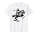 Cowboy Rodeo Horse Riding Usa Cowboy T-Shirt - Minimalist Print for Adults - T-Shirt, Sweatshirt, Hoodie