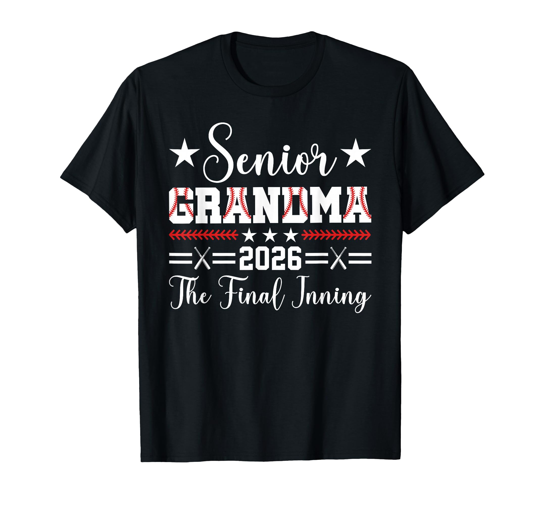 Baseball Senior Grandpa 2026 Final Inning T-Shirt - Trendy Graphic Unisex - T-Shirt, Sweatshirt, Hoodie