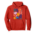 Boho Flowers Funny Floral Botanical Hoodie - Graphic Print for Adults - T-Shirt, Sweatshirt, Hoodie