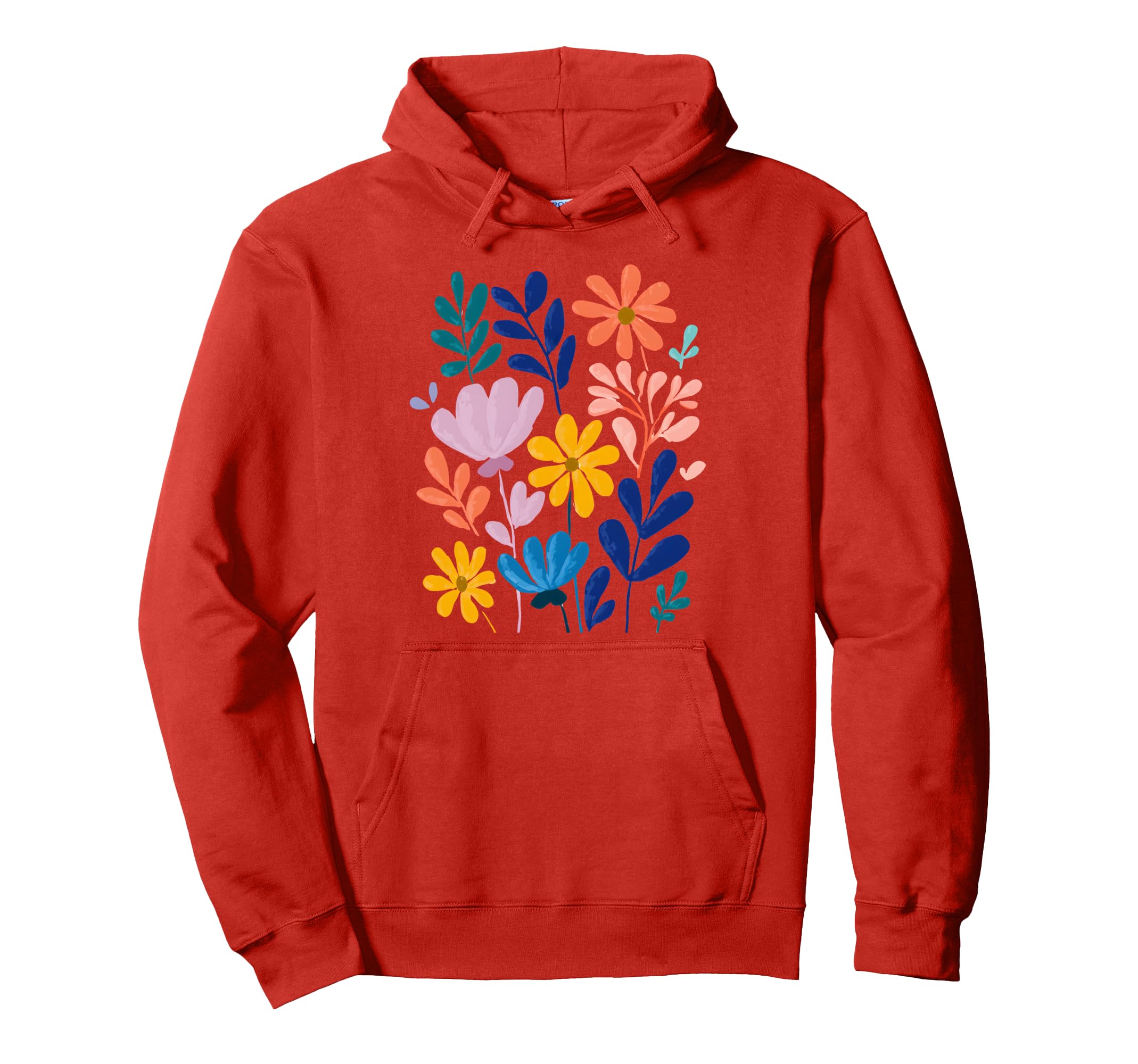 Boho Flowers Funny Floral Botanical Hoodie - Graphic Print for Adults - T-Shirt, Sweatshirt, Hoodie