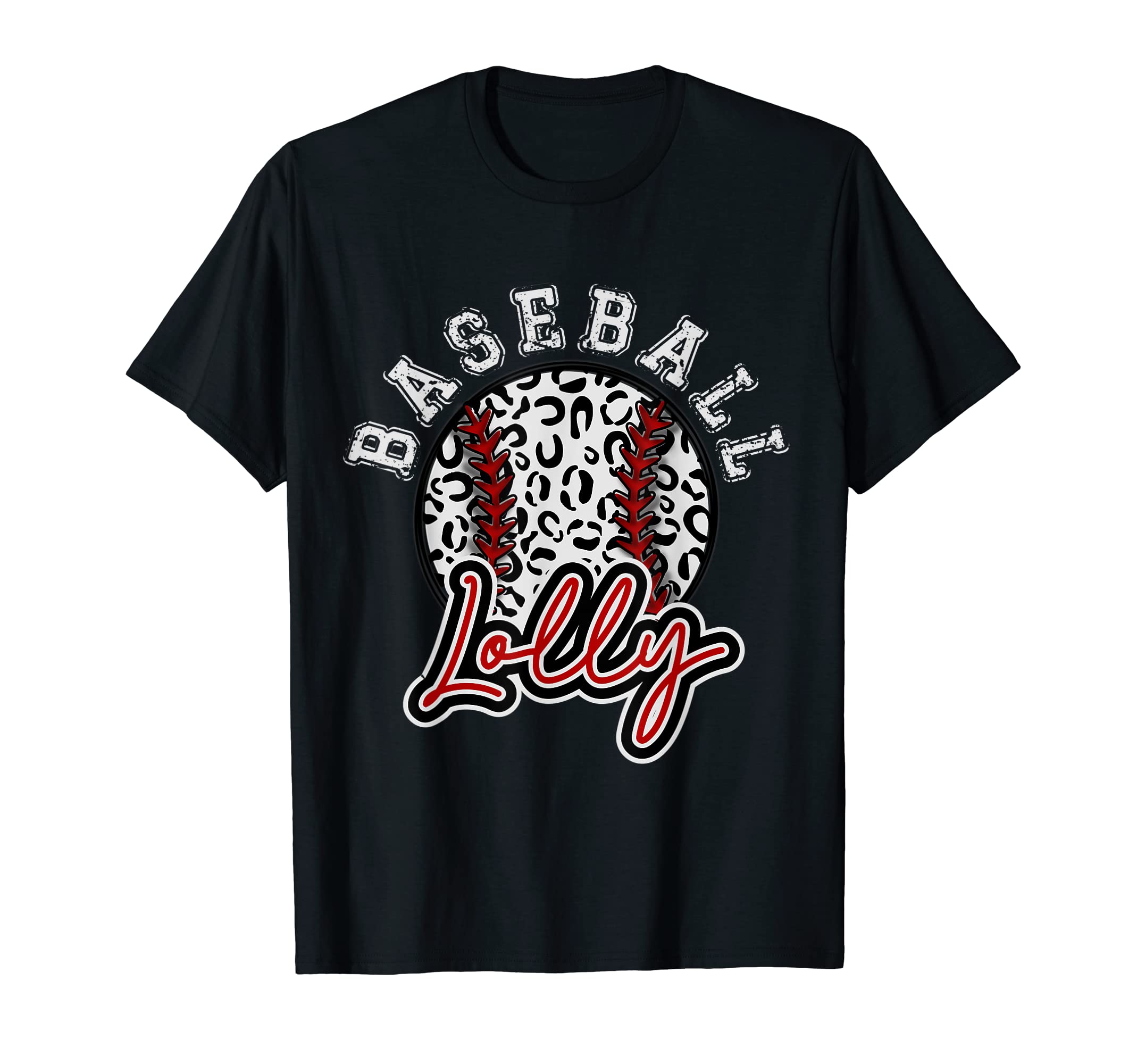 Leopard Cheetah Baseball Lolly Womens T-Shirt - Streetwear Style Unisex - T-Shirt, Sweatshirt, Hoodie