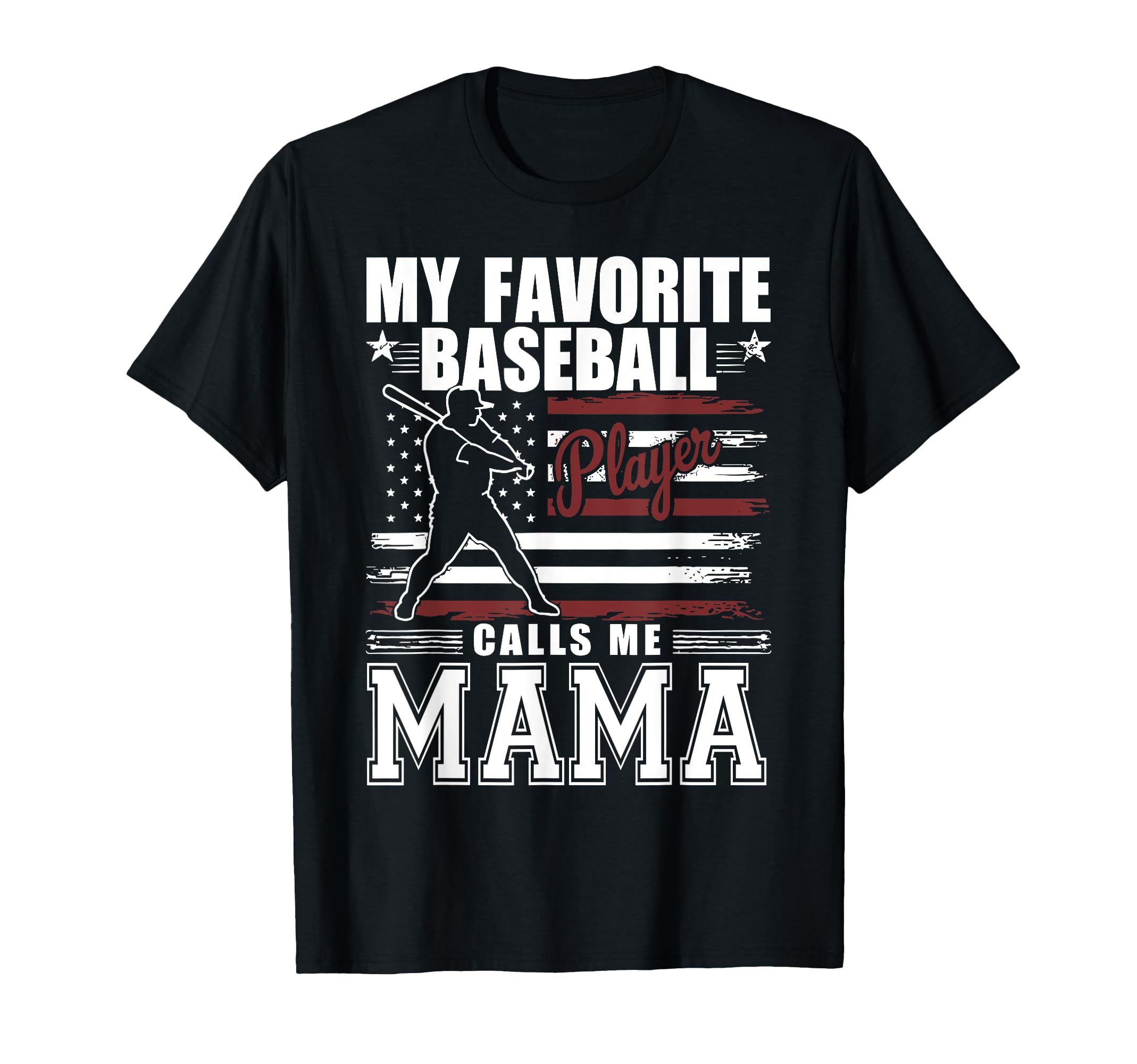 My Favorite Baseball Player Calls T-Shirt - Aesthetic Graphic for Adults - T-Shirt, Sweatshirt, Hoodie