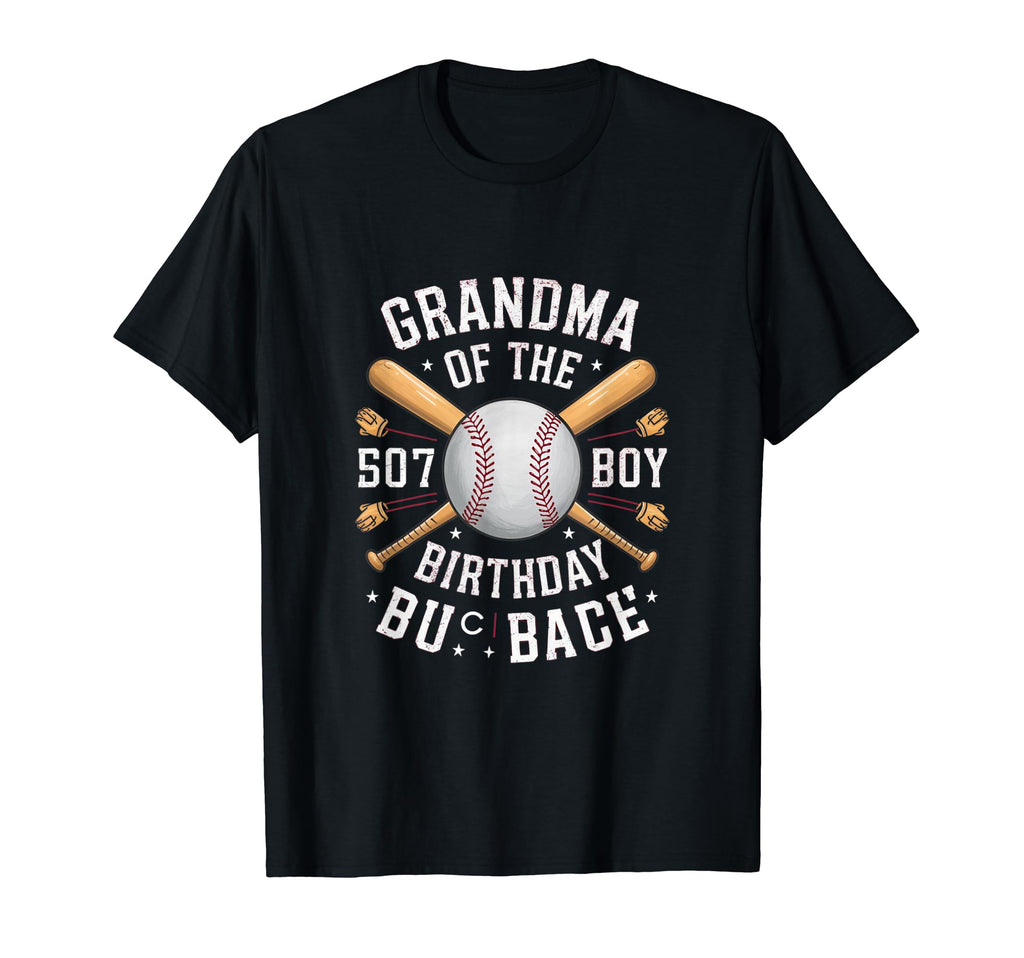 Grandma Baseball Birthday Family T-Shirt - Fun Novelty Design for Adults - T-Shirt, Sweatshirt, Hoodie