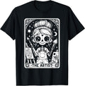 Artist Tarot Card Skeleton Painter Painting Lover - Adult & Kids T-Shirts, Sweatshirts & Hoodies apparel design preview 1