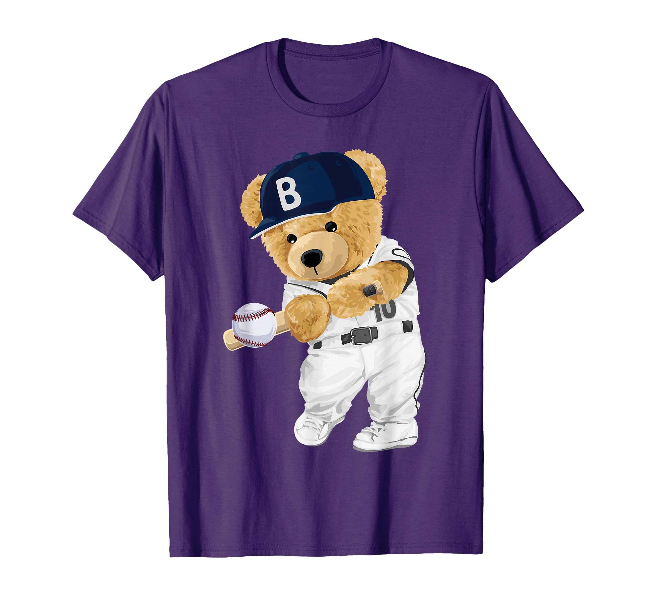 Teddy Bear Baseball Hitter T-Shirt - Aesthetic Graphic Men Women - T-Shirt, Sweatshirt, Hoodie