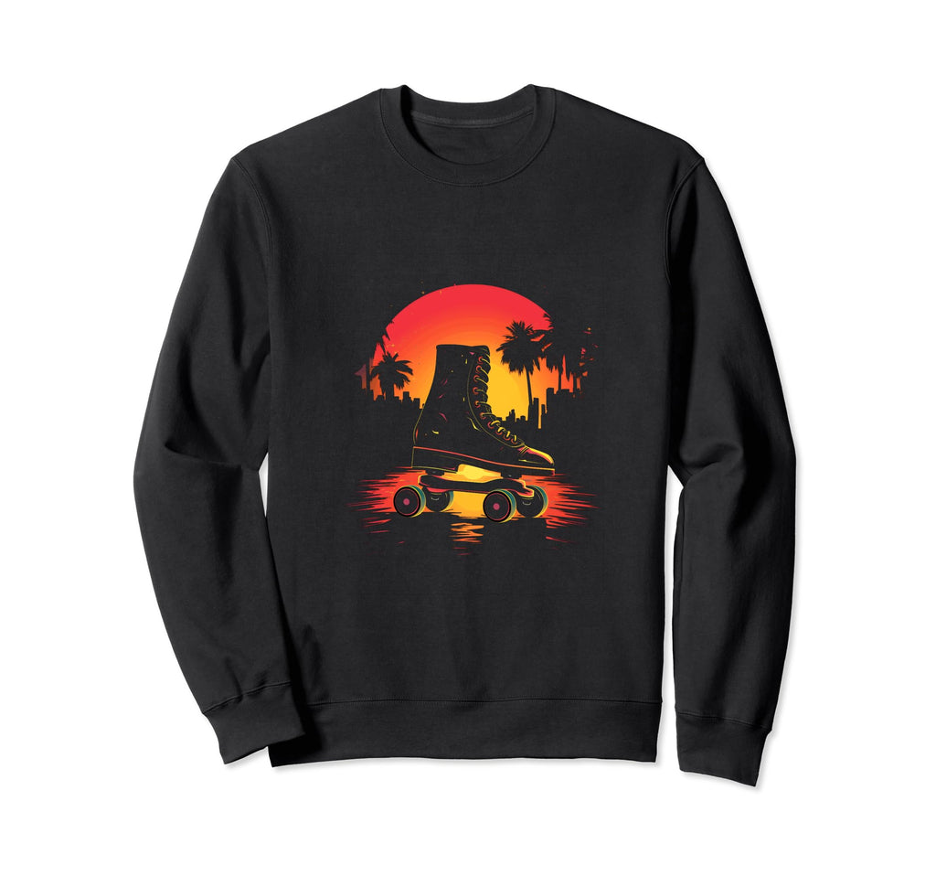 Roller Skates Roller Skating Skater Sweatshirt - Trendy Graphic Men Women - T-Shirt, Sweatshirt, Hoodie
