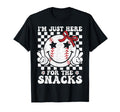 Baseball Sister Im Just Here Snacks T-Shirt - Custom Art Print Men Women - T-Shirt, Sweatshirt, Hoodie