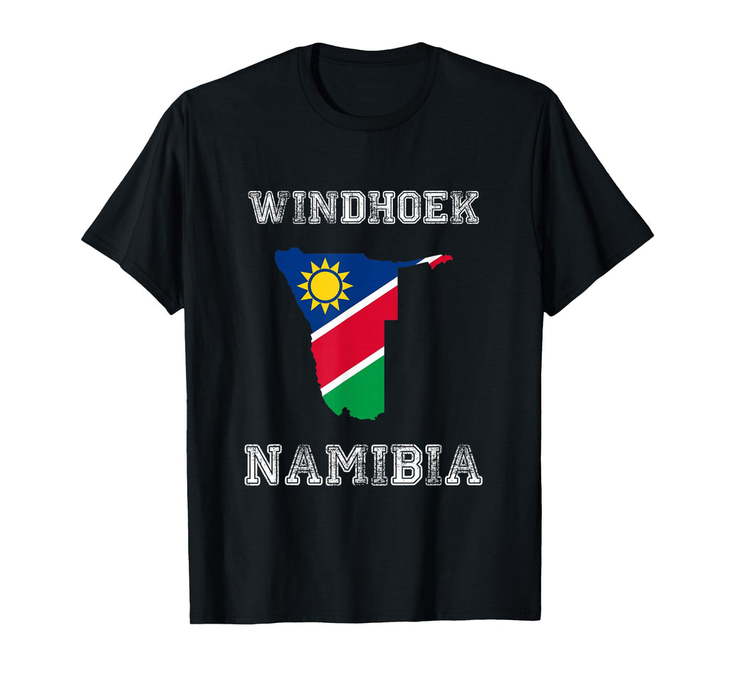 Windhoek Namibia Distressed Namibia T-Shirt - Minimalist Print for Adults - T-Shirt, Sweatshirt, Hoodie