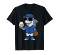 Funny Shark Baseball Drip Ice Cream T-Shirt - Graphic Print Men Women - T-Shirt, Sweatshirt, Hoodie