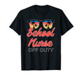School Nurse Off Duty Sunset T-Shirt - Graphic Print Unisex - T-Shirt, Sweatshirt, Hoodie