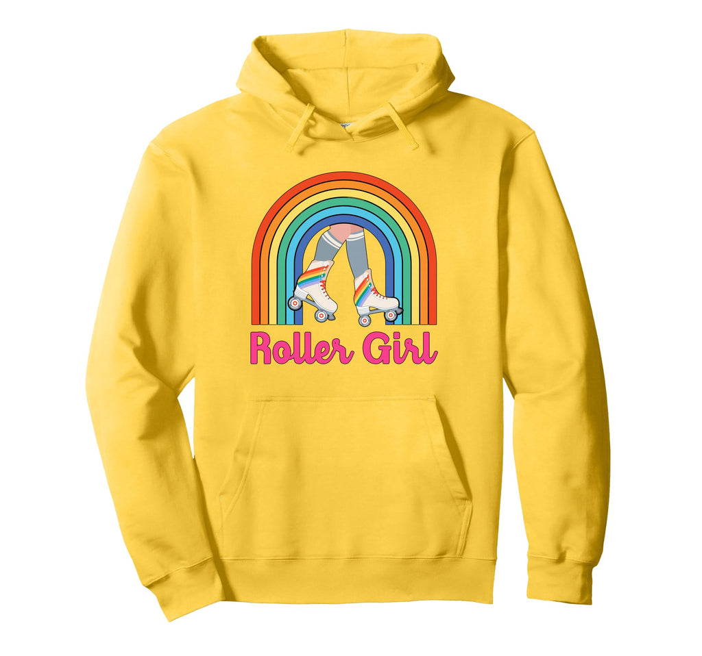 70S 80S Skating Roller Skates Hoodie - Minimalist Print for Adults - T-Shirt, Sweatshirt, Hoodie