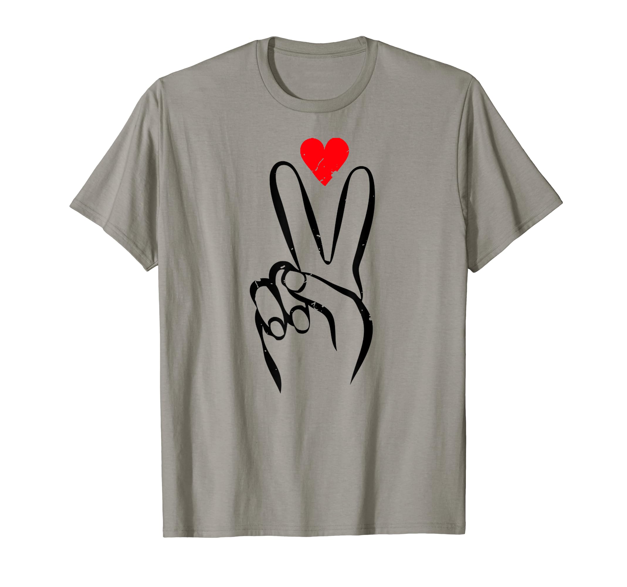 Peace And Love Novelty Message Universal T-Shirt - Aesthetic Graphic Unisex - T-Shirt, Sweatshirt, Hoodie