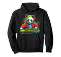 Kawaii Panda Dj Japanese Edm Y2K Hoodie - Fun Novelty Design for Adults - T-Shirt, Sweatshirt, Hoodie