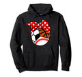Baseball Soccer Basketball Player Mom Hoodie - Graphic Print for Adults - T-Shirt, Sweatshirt, Hoodie