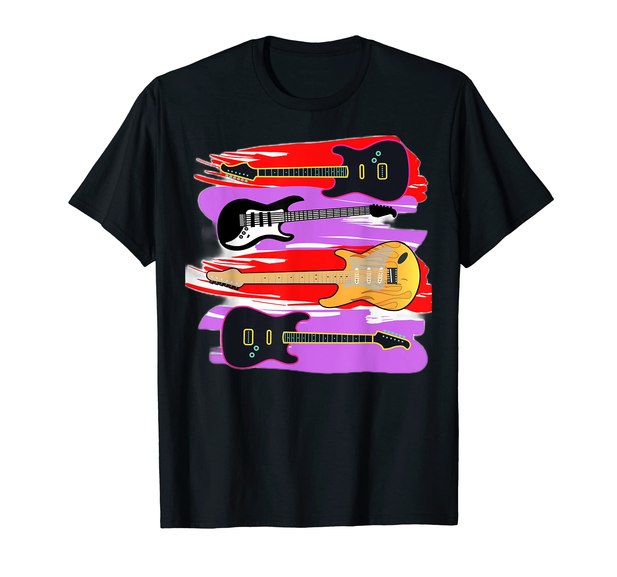 Guitar Gift Guitarist T-Shirt - Unique Graphic for Adults - T-Shirt, Sweatshirt, Hoodie