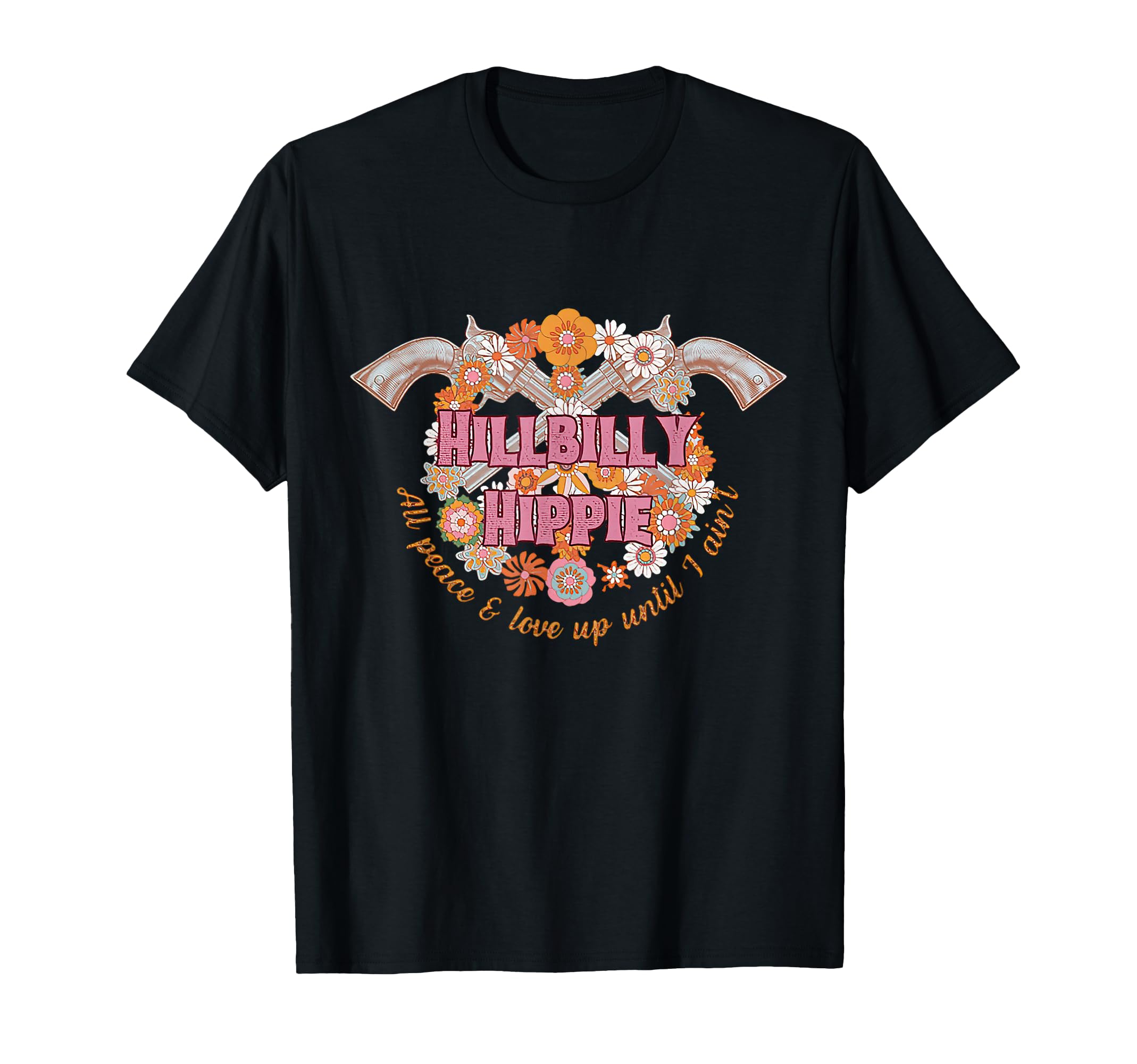 Hillbilly Hippie All Peace And Love T-Shirt - Minimalist Print for Adults - T-Shirt, Sweatshirt, Hoodie