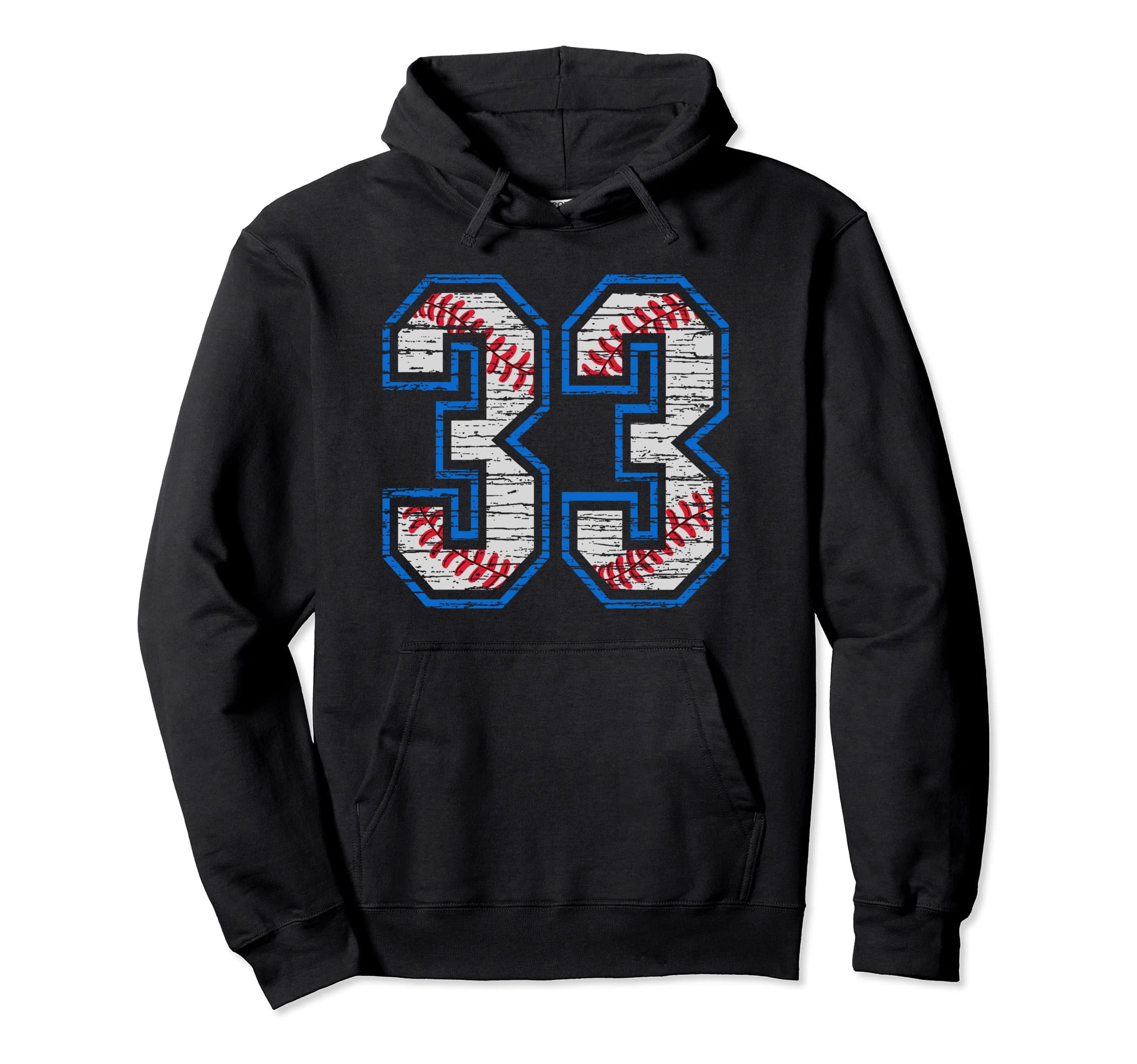 Baseball Mom 33 Jersey Baseball Favorite Hoodie - Custom Art Print Unisex - T-Shirt, Sweatshirt, Hoodie