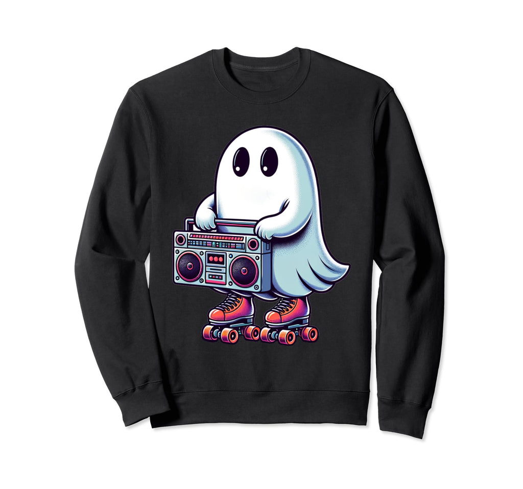 Funny Boo 90S Nostalgic Halloween Sweatshirt - Custom Art Print Unisex - T-Shirt, Sweatshirt, Hoodie