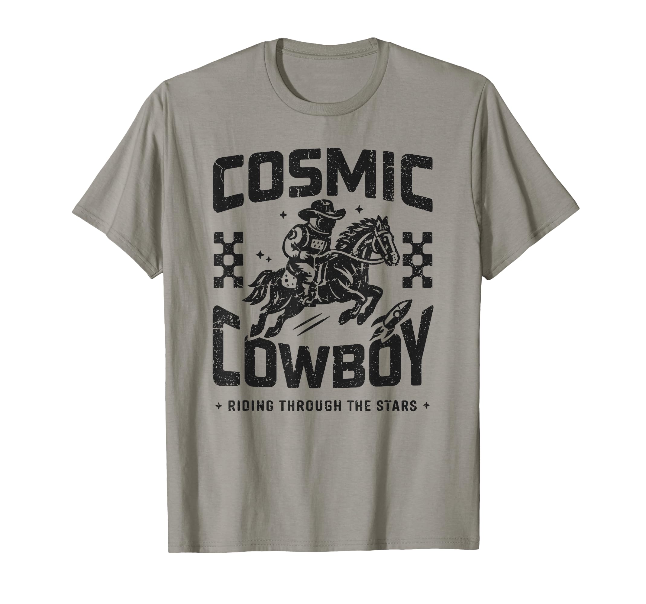 Space Western Aesthetic Sci Fi Cowboy T-Shirt - Aesthetic Graphic Men Women - T-Shirt, Sweatshirt, Hoodie