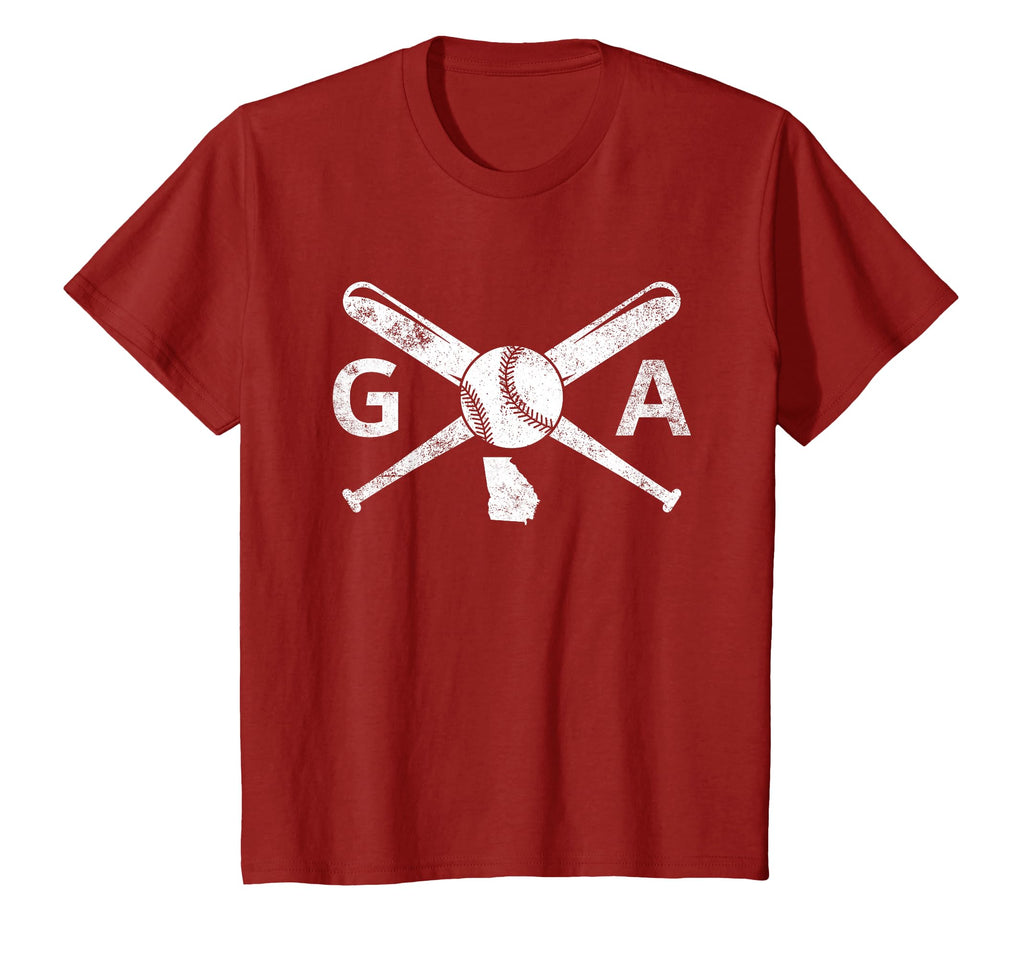 Georgia Baseball Love Ga Baseball T-Shirt - Graphic Print Men Women - T-Shirt, Sweatshirt, Hoodie