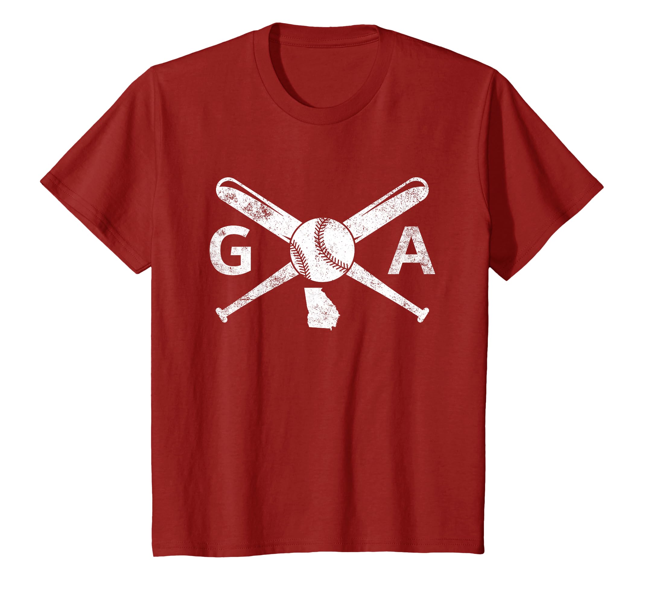 Georgia Baseball Love Ga Baseball T-Shirt - Graphic Print Men Women - T-Shirt, Sweatshirt, Hoodie