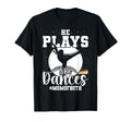 He Plays She Dances Mom Both Dancing And T-Shirt - Custom Art Print Unisex - T-Shirt, Sweatshirt, Hoodie