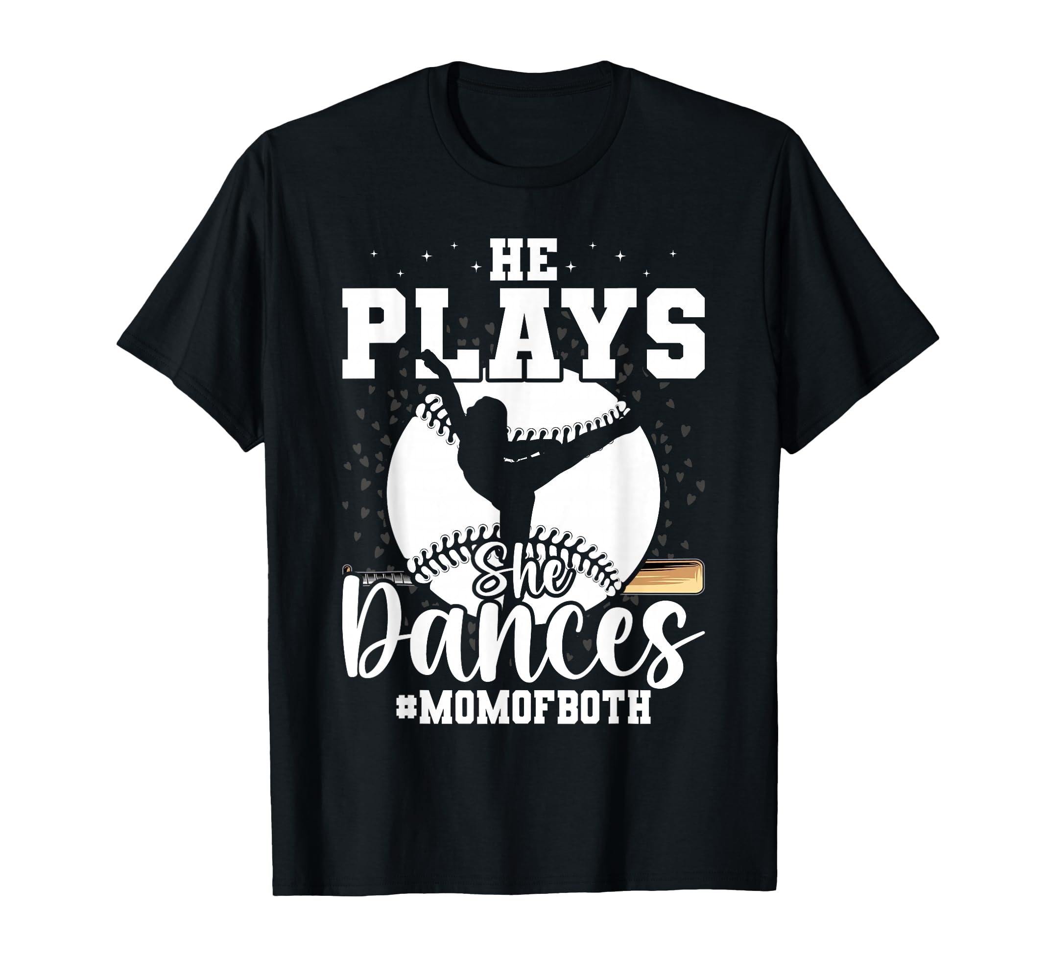 He Plays She Dances Mom Both Dancing And T-Shirt - Custom Art Print Unisex - T-Shirt, Sweatshirt, Hoodie