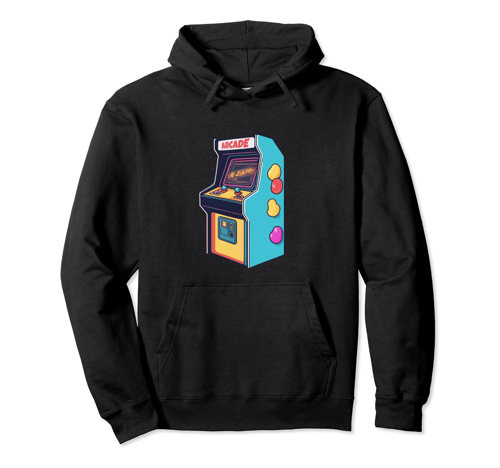 Gaming Arcade Hoodie - Unique Graphic Men Women - T-Shirt, Sweatshirt, Hoodie
