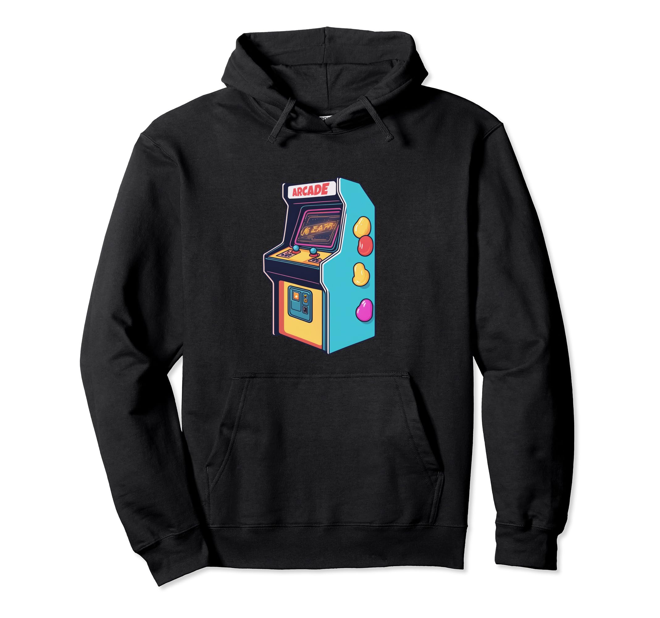 Gaming Arcade Hoodie - Unique Graphic Men Women - T-Shirt, Sweatshirt, Hoodie