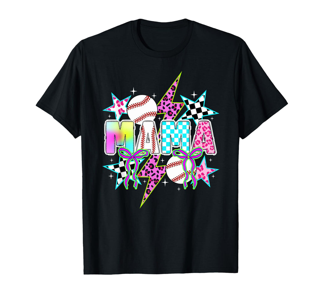 Baseball Mama Preppy Baseball Mom T-Shirt - Streetwear Style Unisex - T-Shirt, Sweatshirt, Hoodie