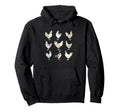 Boho Chicken Farmers Chicken Hoodie - Fun Novelty Design for Adults - T-Shirt, Sweatshirt, Hoodie