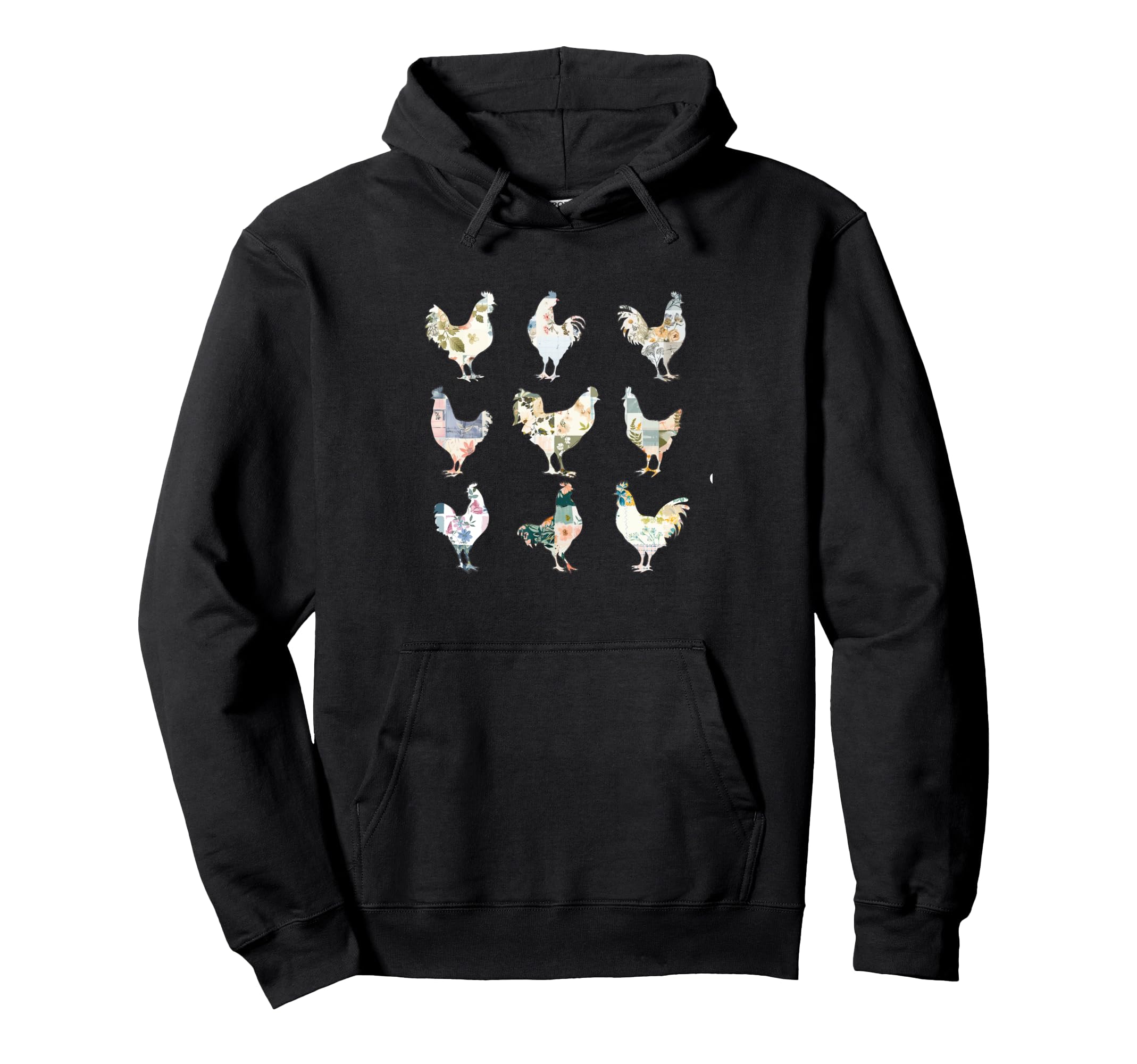 Boho Chicken Farmers Chicken Hoodie - Fun Novelty Design for Adults - T-Shirt, Sweatshirt, Hoodie