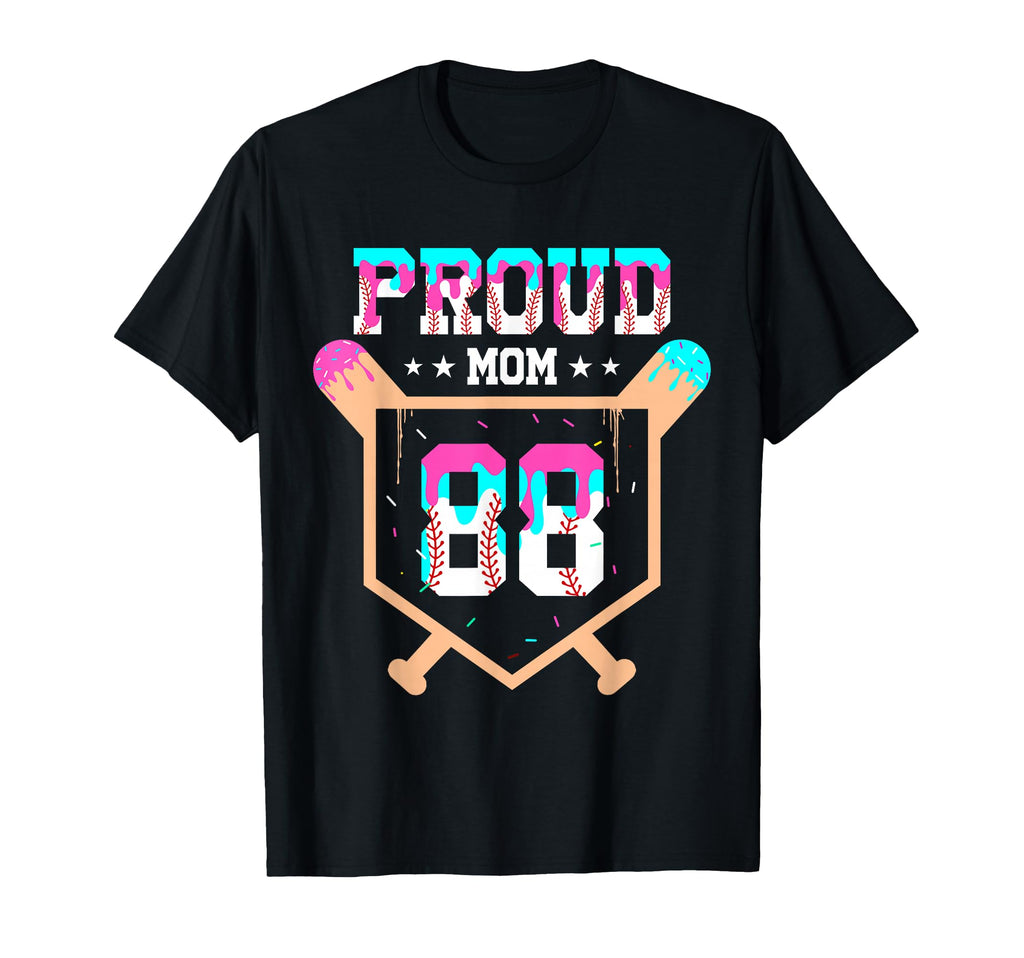 Proud Mom Baseball Player Number 88 T-Shirt - Aesthetic Graphic Men Women - T-Shirt, Sweatshirt, Hoodie