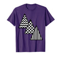 Zigzag Triangle Patterns Black And T-Shirt - Aesthetic Graphic for Adults - T-Shirt, Sweatshirt, Hoodie