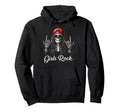 Rock Skeleton Punk Rock Rockmetal Hoodie - Novelty Apparel Men Women - T-Shirt, Sweatshirt, Hoodie