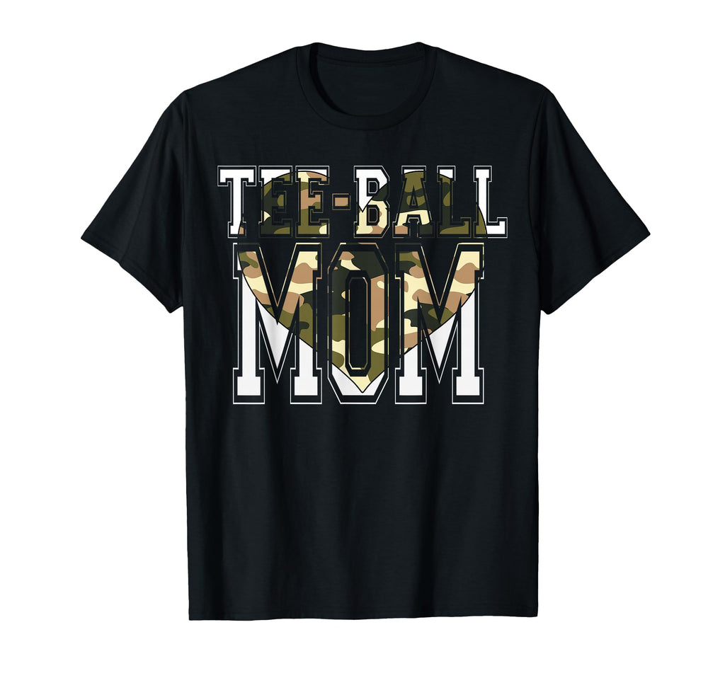 Ball Mom Camo Heart Mothers Day T-Shirt - Aesthetic Graphic for Adults - T-Shirt, Sweatshirt, Hoodie