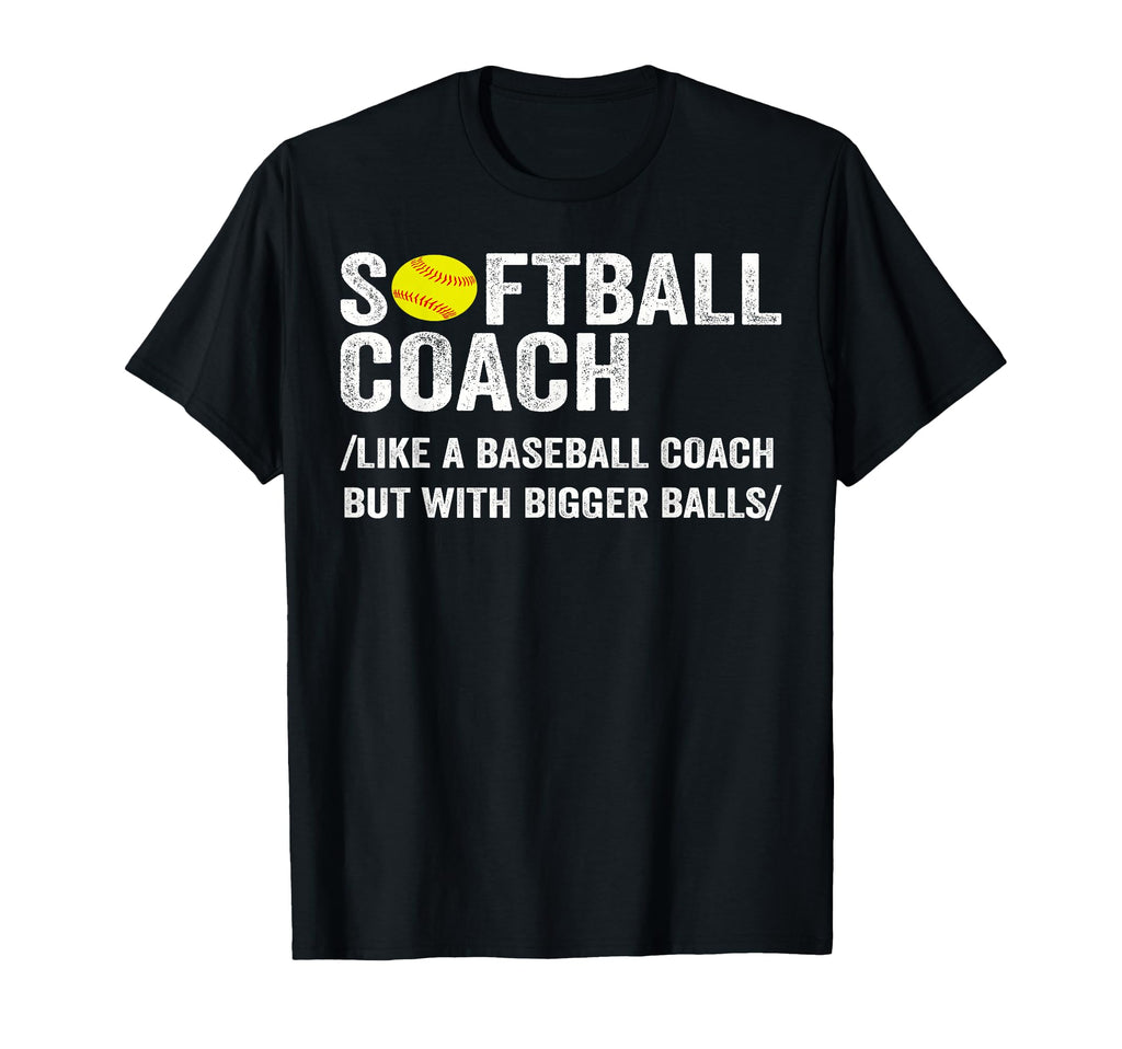 Funny Softball Coach Definition Dad Mom T-Shirt - Unique Graphic Unisex - T-Shirt, Sweatshirt, Hoodie