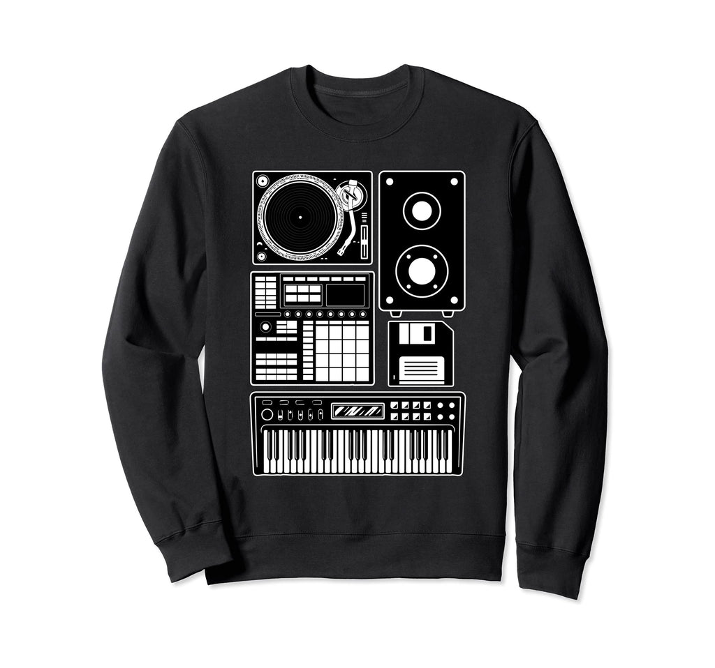 Funny Old School Hip Hop Rapper Sweatshirt - Streetwear Style Men Women - T-Shirt, Sweatshirt, Hoodie