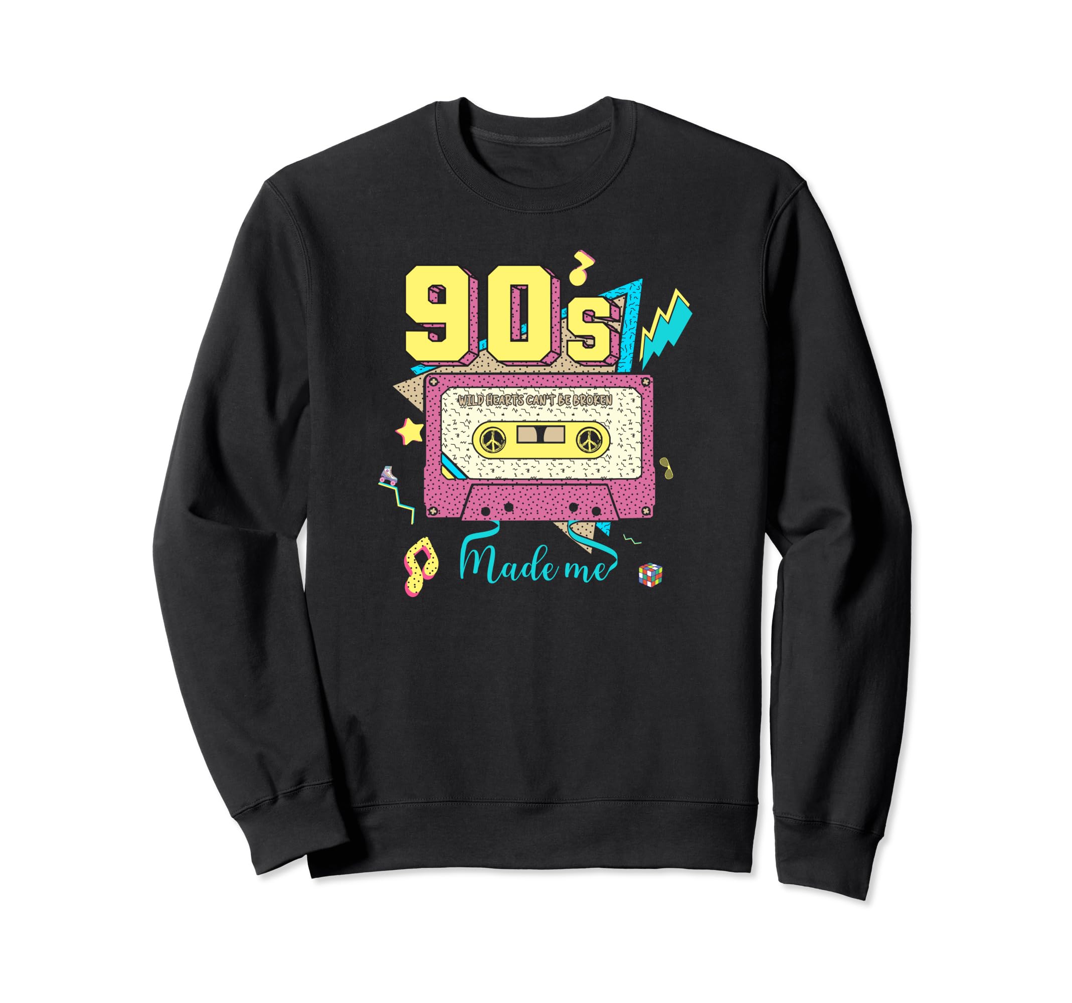 90S Made Me Groovy 90S Party Sweatshirt - Unique Graphic Men Women - T-Shirt, Sweatshirt, Hoodie