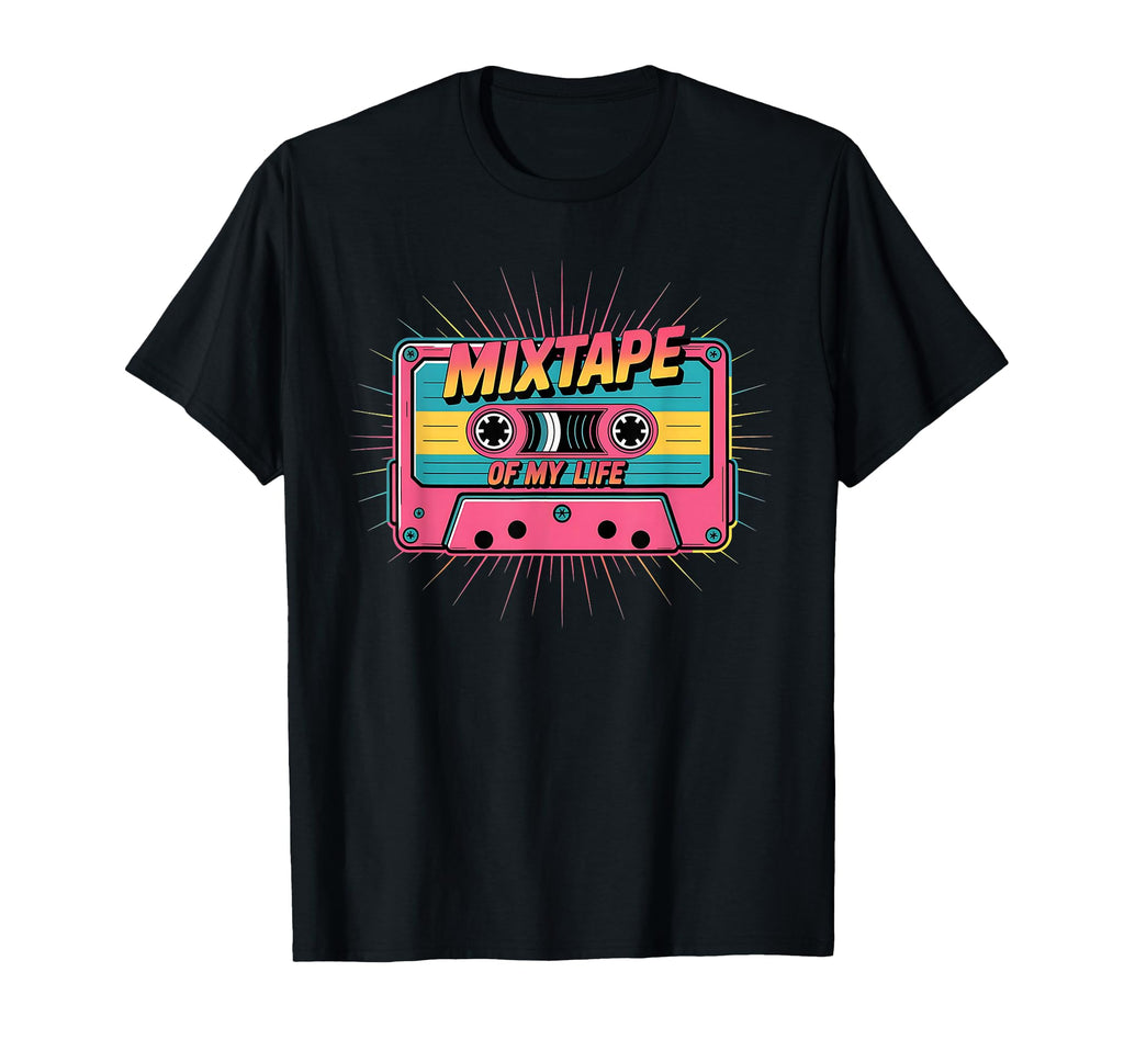 Mix Tape 80S 90S Cassette Tape T-Shirt - Streetwear Style for Adults - T-Shirt, Sweatshirt, Hoodie