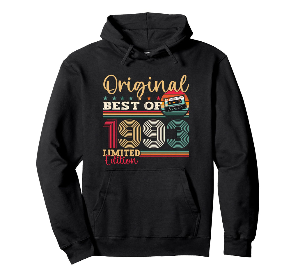 33Rd Birthday Original 1993 Cassette Hoodie - Graphic Print for Adults - T-Shirt, Sweatshirt, Hoodie