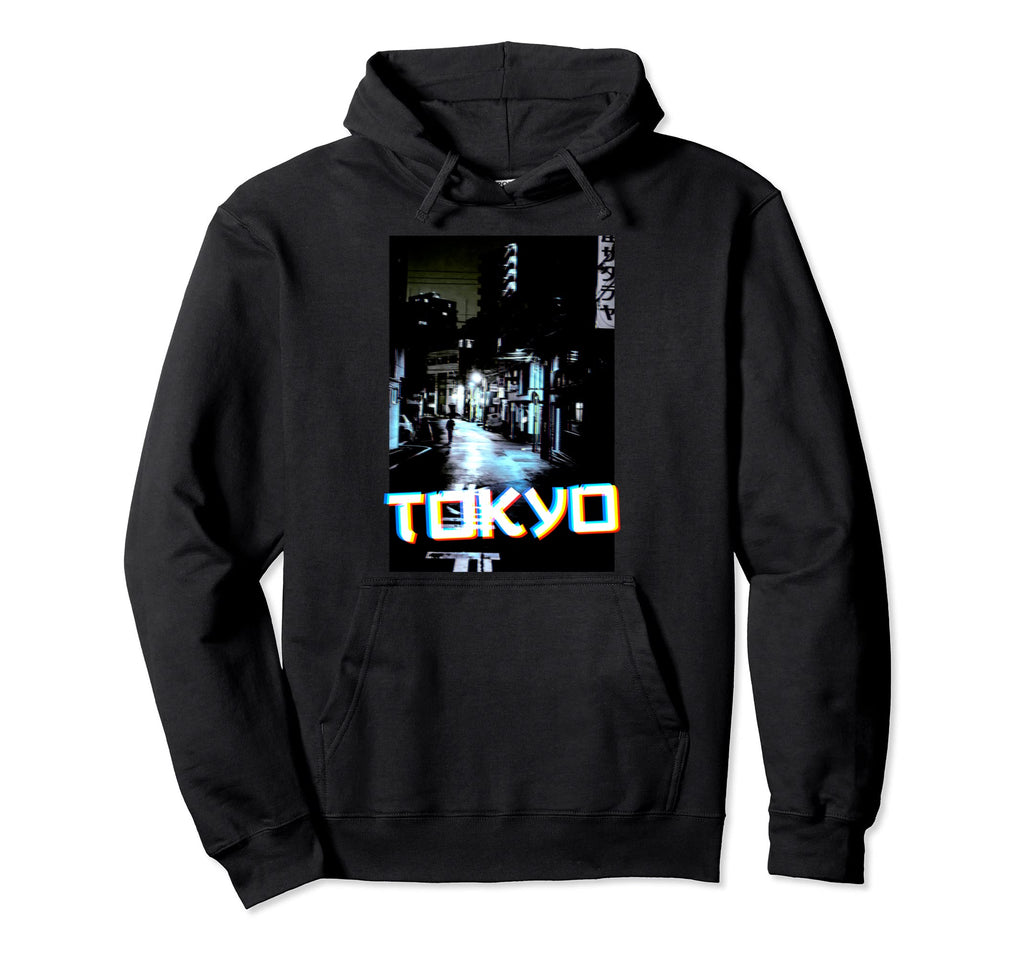 Tokyo Japanese Aesthetic Vaporwave Hoodie - Trendy Graphic Men Women - T-Shirt, Sweatshirt, Hoodie