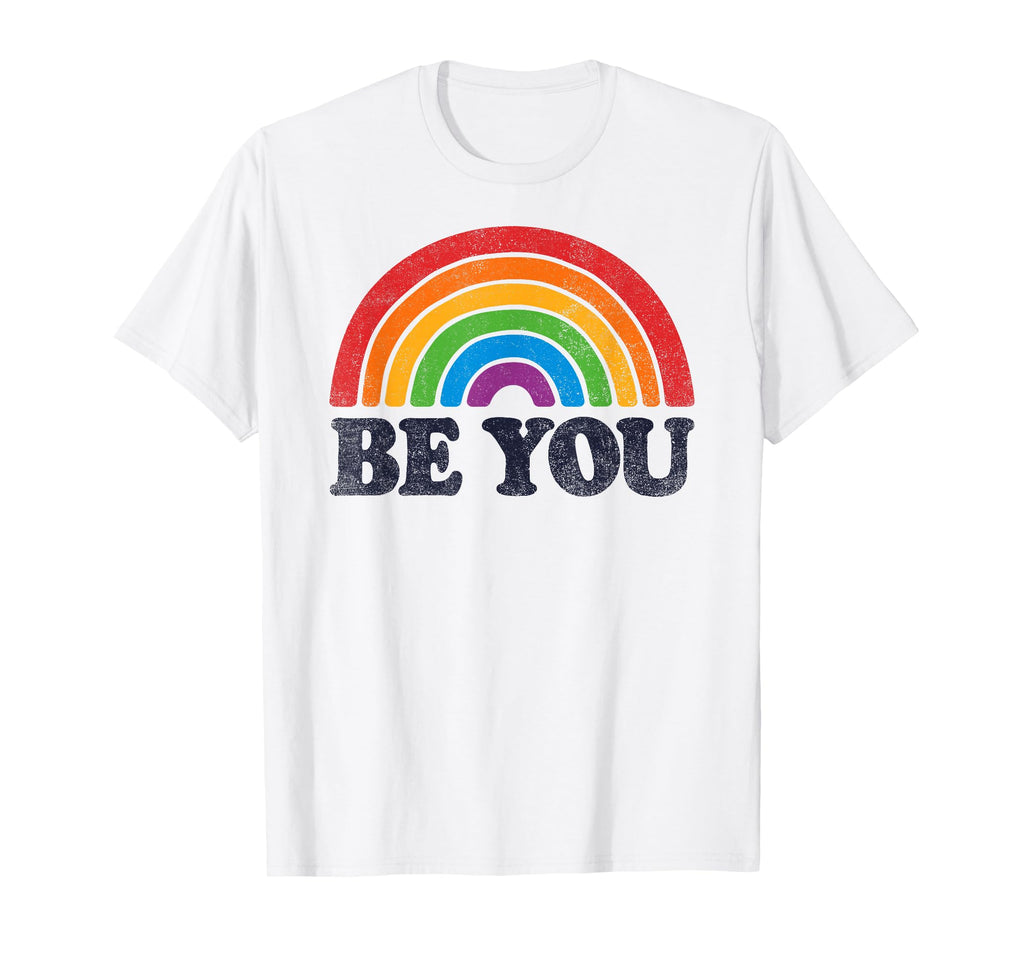 Lgbtq Be You Gay Pride Lgbt Ally Rainbow T-Shirt - Unique Graphic Unisex - T-Shirt, Sweatshirt, Hoodie