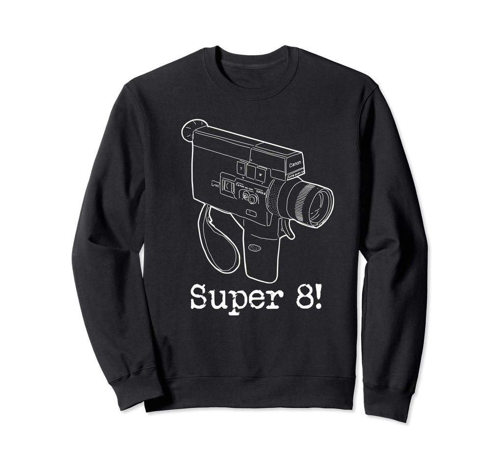 Super 8 Mm Camera Filmmakers Sweatshirt - Minimalist Print Unisex - T-Shirt, Sweatshirt, Hoodie