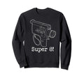 Super 8 Mm Camera Filmmakers Sweatshirt - Minimalist Print Unisex - T-Shirt, Sweatshirt, Hoodie