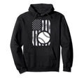 American Flag Baseball Usa 4Th July Dad Hoodie - Trendy Graphic for Adults - T-Shirt, Sweatshirt, Hoodie