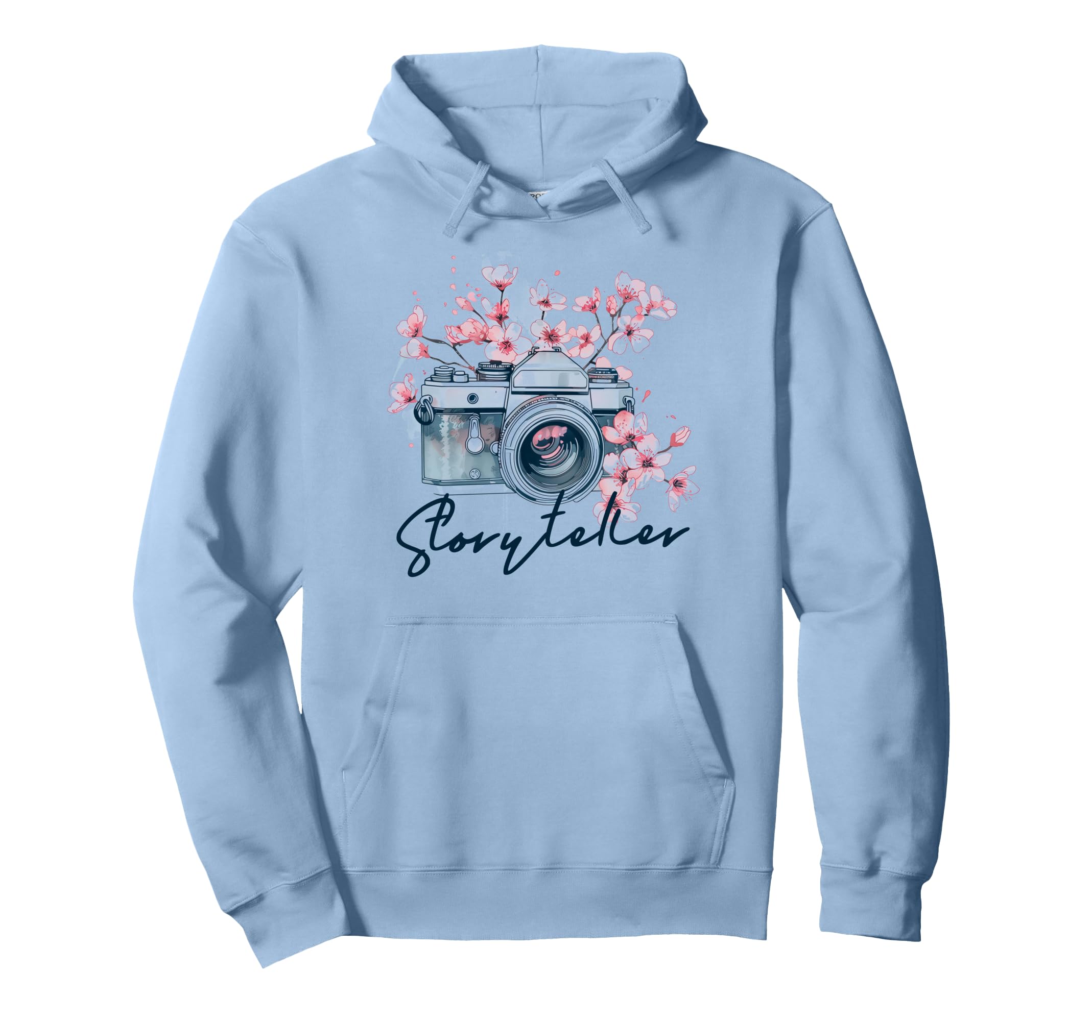 Photographer Storyteller Camera Hoodie - Novelty Apparel for Adults - T-Shirt, Sweatshirt, Hoodie