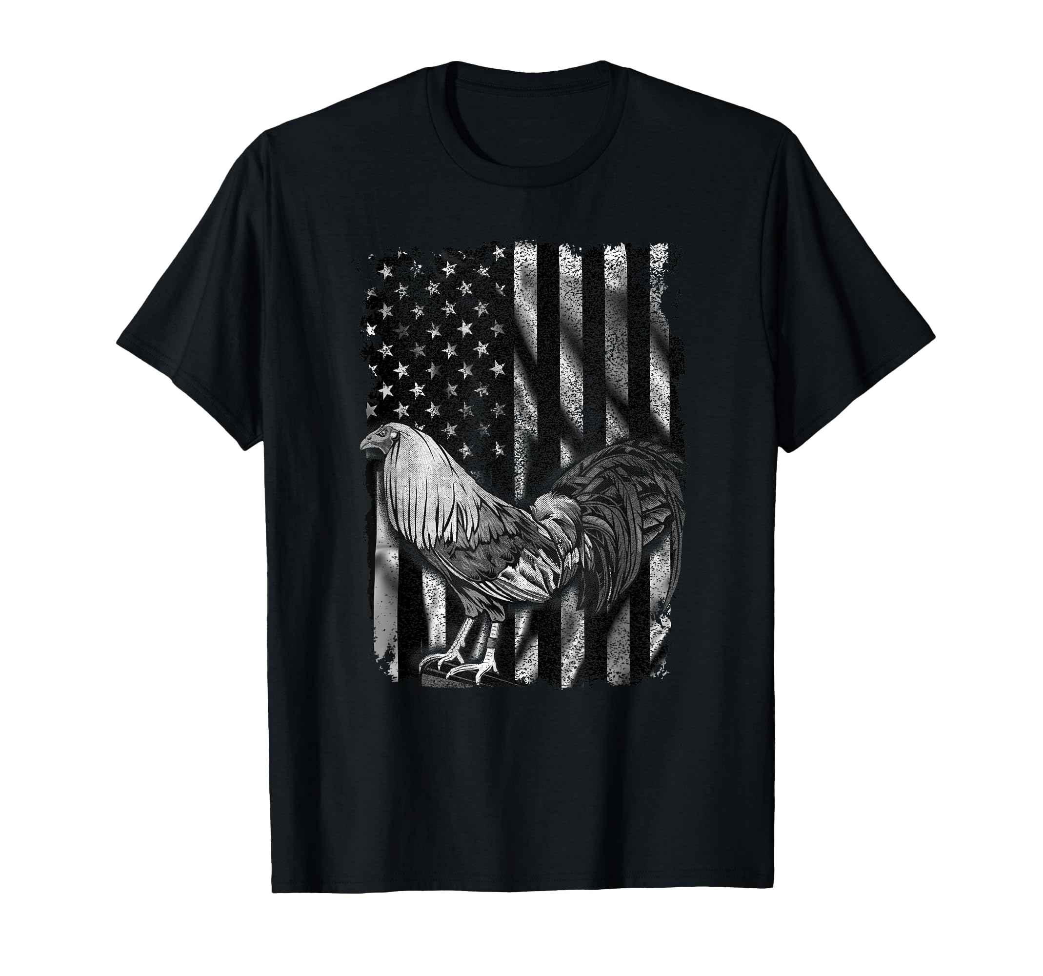 Us Flag Cock Fight Enthusiast Cock Fight T-Shirt - Trendy Graphic Men Women - T-Shirt, Sweatshirt, Hoodie